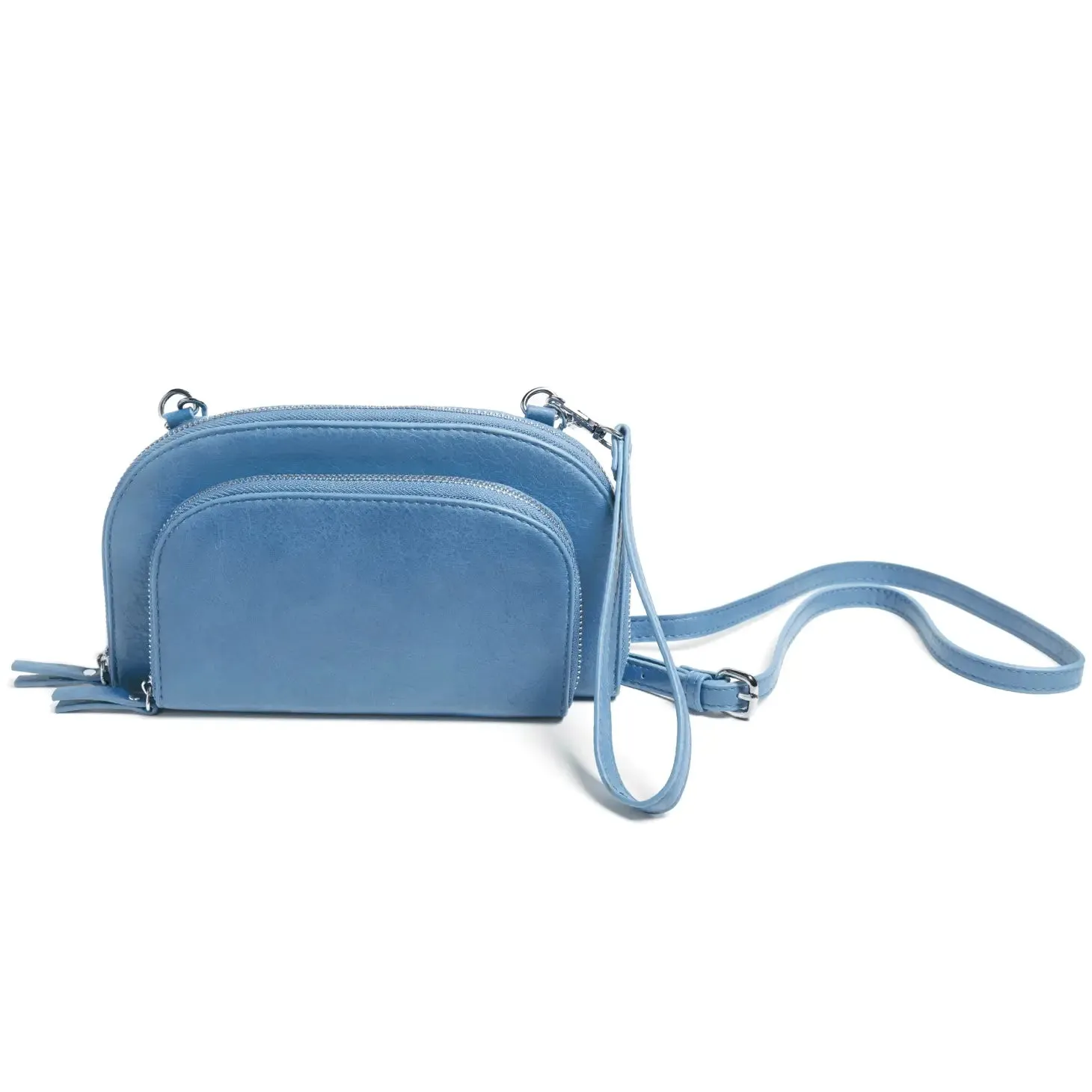 Oval Double Crossbody/Wristlet - 13 Colors