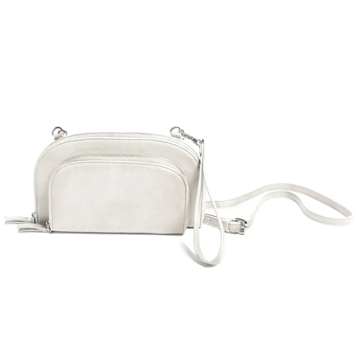 Oval Double Crossbody/Wristlet - 13 Colors