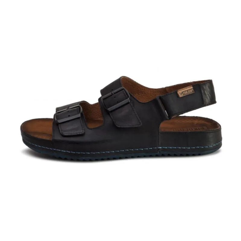 Pikolinos Men's Sandals Black Leather M4L-0083KN