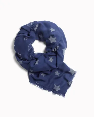 Rag & Bone - Star Scarf in Blue Multi