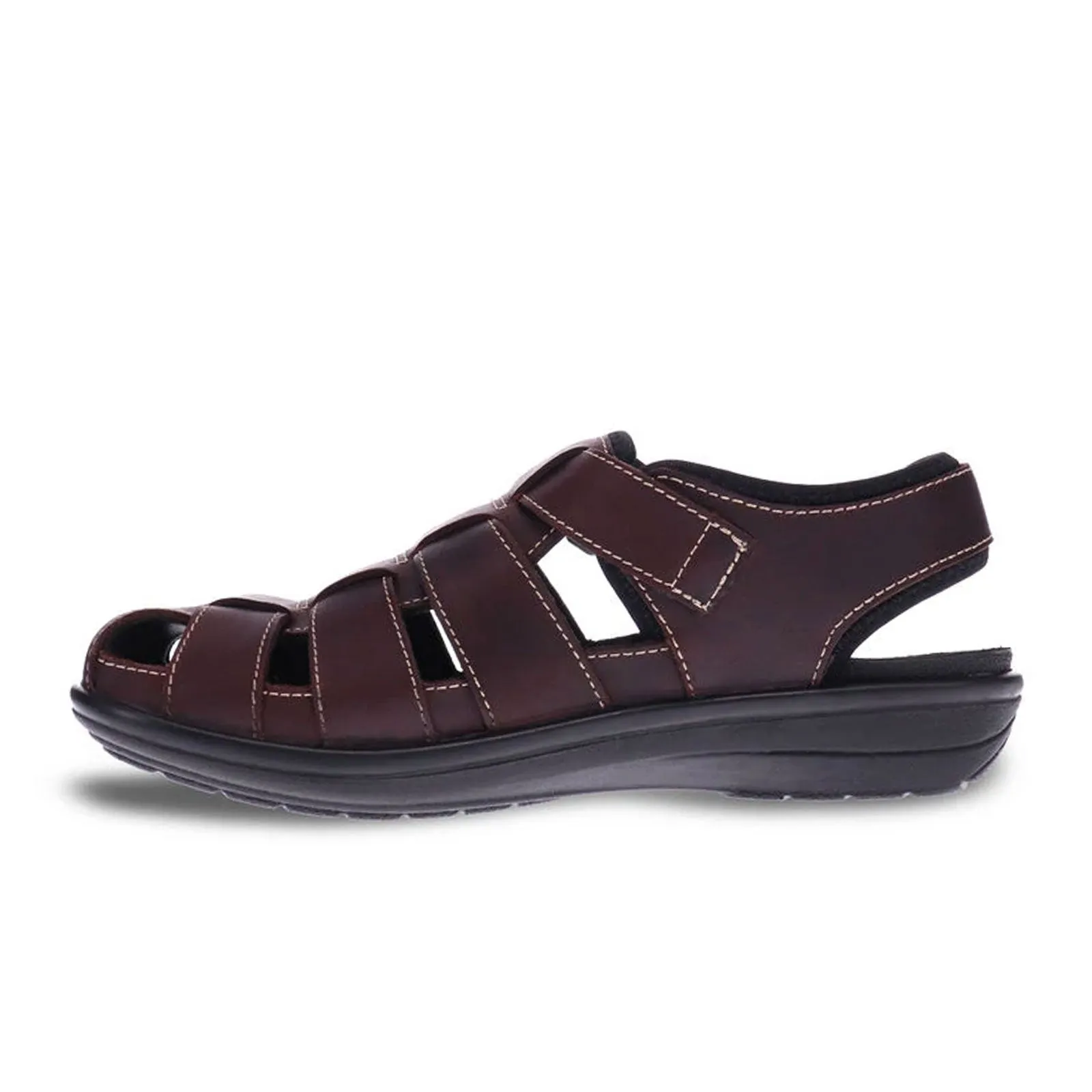 Revere Amsterdam Backstrap Sandal (Men) - Whiskey