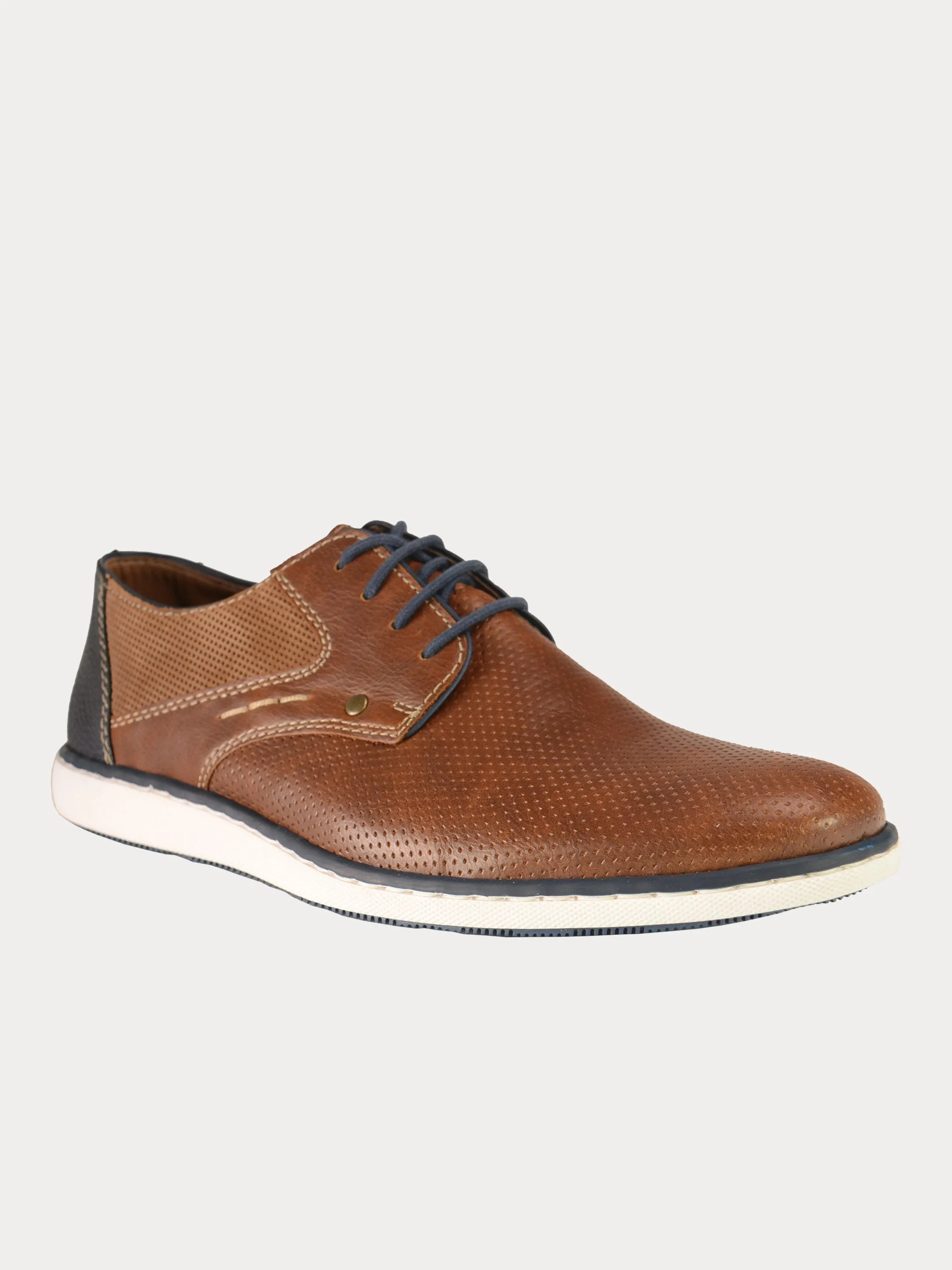 Rieker Men's Casual Lace Up Leather Shoes