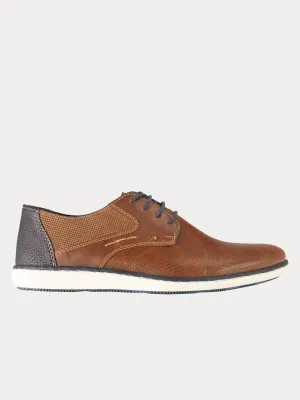 Rieker Men's Casual Lace Up Leather Shoes