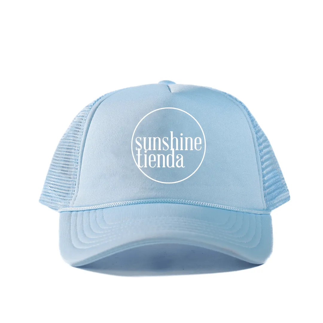 Sky Blue Sunshine Tienda Trucker Hat