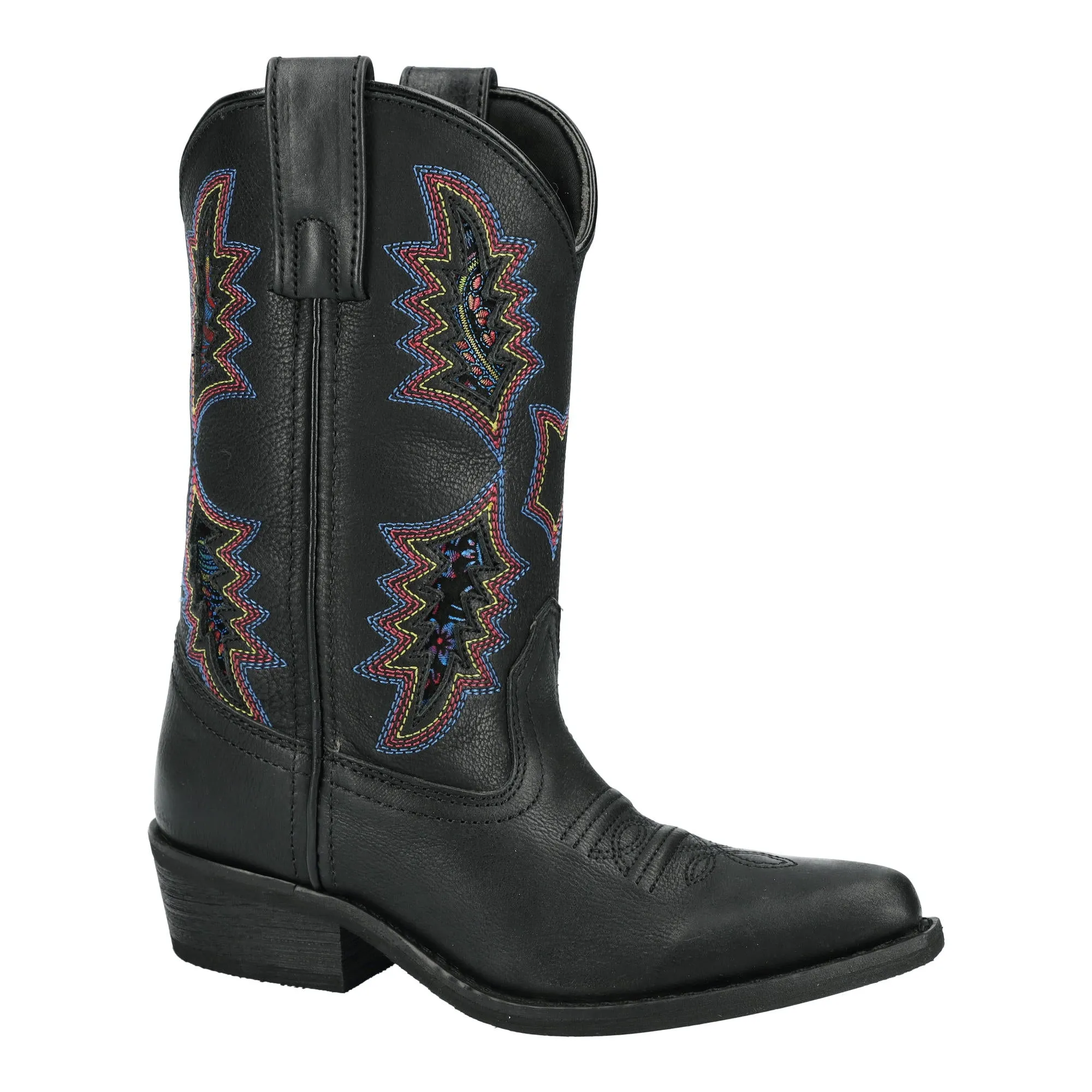 Smoky Mountain Boots Black Sierra Snip Toe Boots for Children