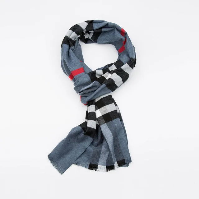 Striped Foulard Neck Scarf