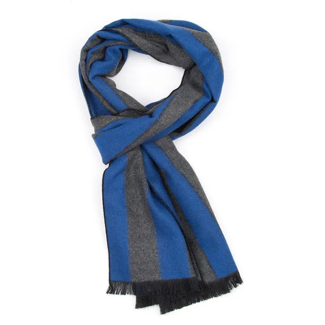 Striped Foulard Neck Scarf