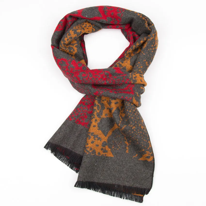 Striped Foulard Neck Scarf