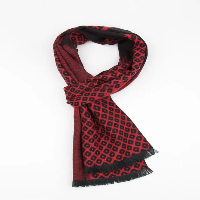 Striped Foulard Neck Scarf