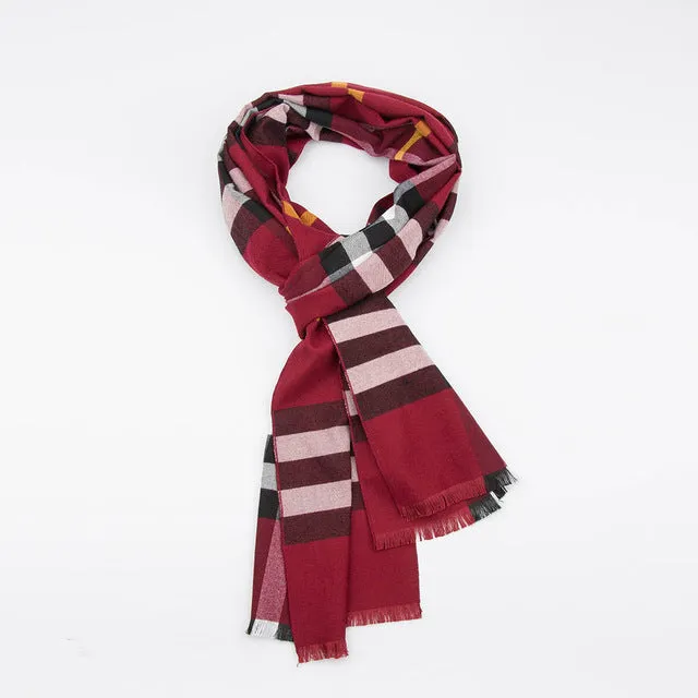 Striped Foulard Neck Scarf