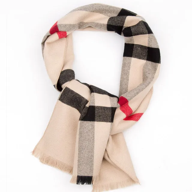 Striped Foulard Neck Scarf