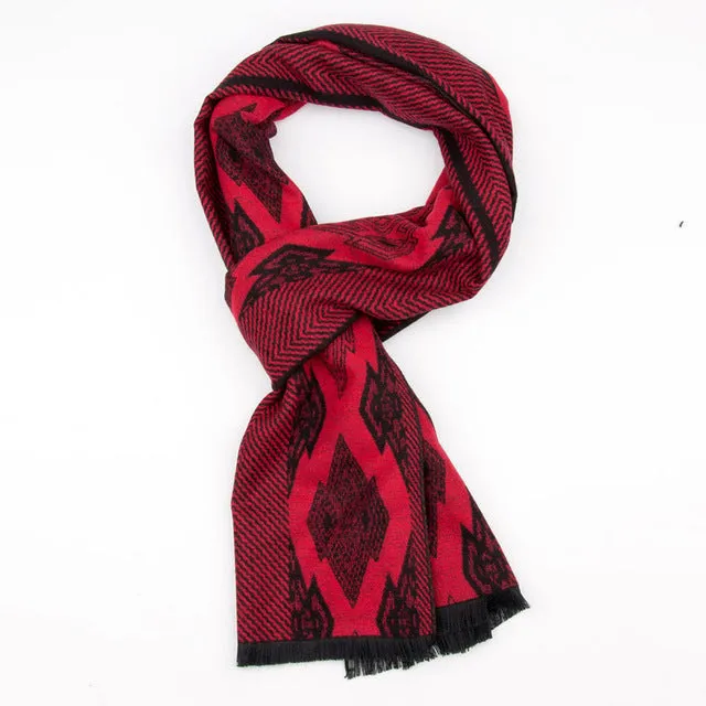 Striped Foulard Neck Scarf