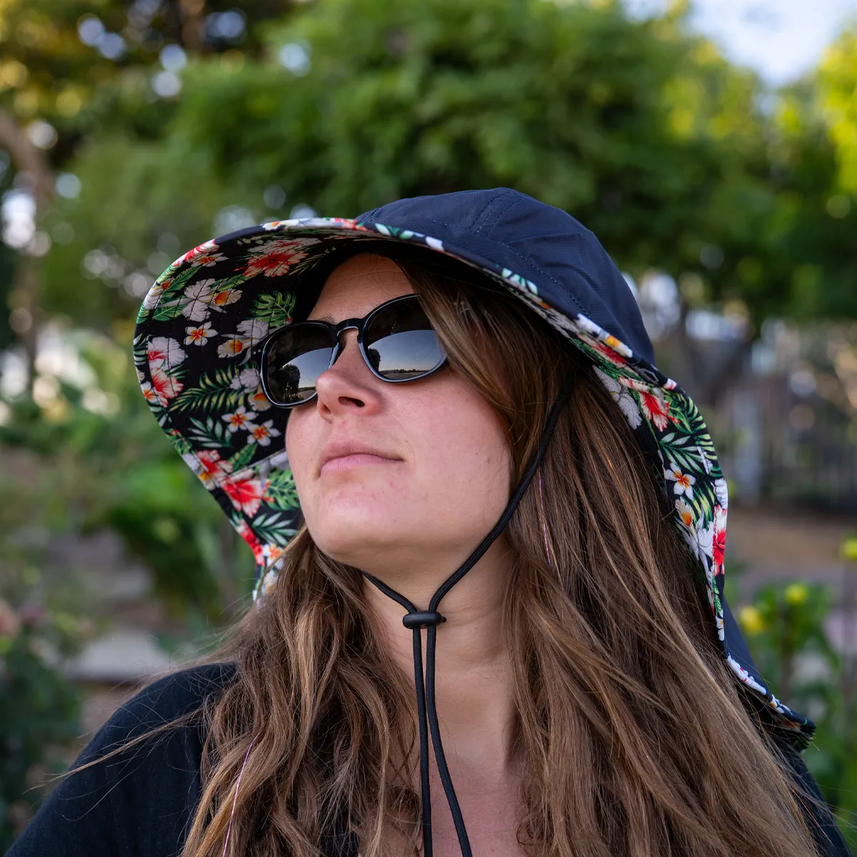 Sun Hat - Tropical Flower