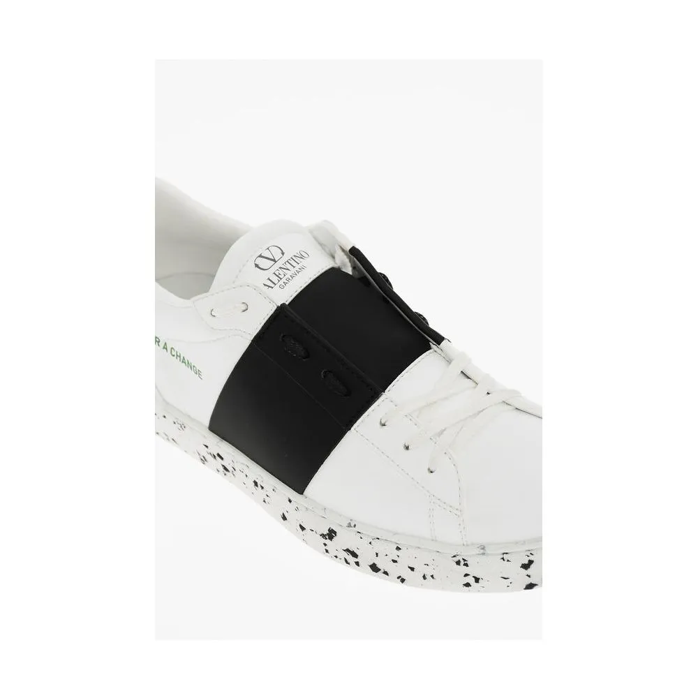 Valentino White Leather Di Calfskin Sneaker