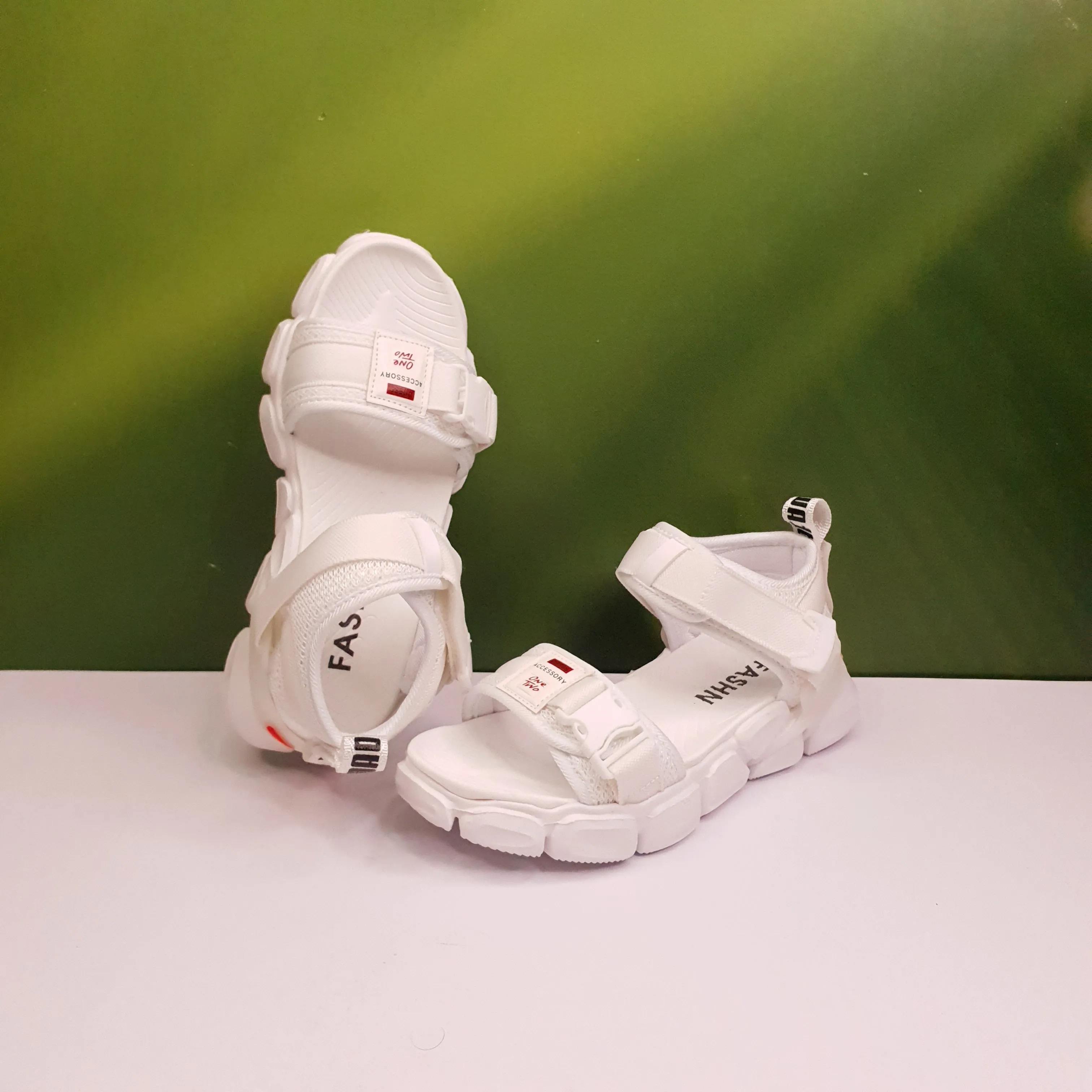 White Kids Unisex Comfort Sandals