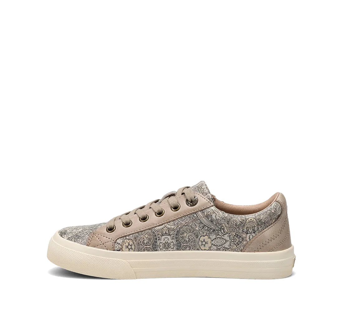 Women's Taos Plim Soul Lux Color: Taupe Paisley Multi